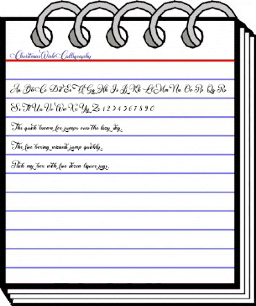 Christmas Wish Calligraphy animated font preview Christmas Wish Calligraphy animated font preview