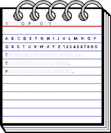 Chromium One Plain animated font preview Chromium One Plain animated font preview