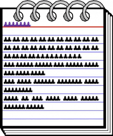 CHUJOWY.ttf Regular animated font preview