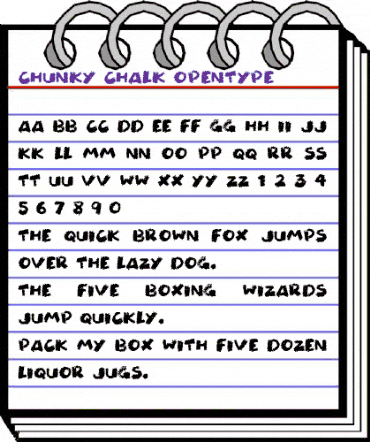 Chunky Chalk Regular animated font preview Chunky Chalk Regular animated font preview