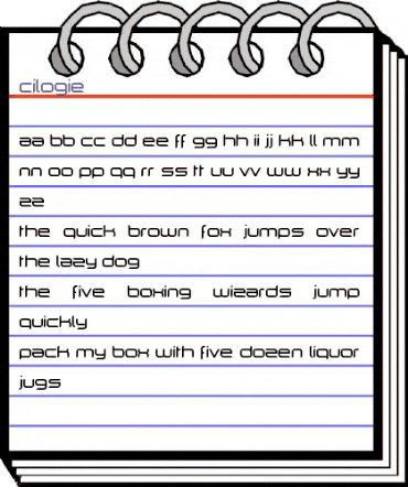 Cilogie Cilogie animated font preview Cilogie Cilogie animated font preview