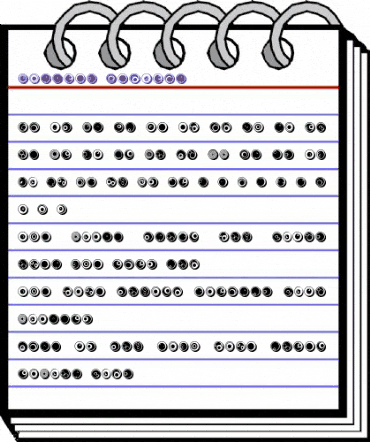 Circles Regular animated font preview Circles Regular animated font preview