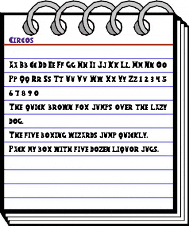 Circos Regular animated font preview Circos Regular animated font preview