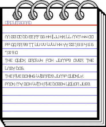 Circuitboard Regular animated font preview Circuitboard Regular animated font preview
