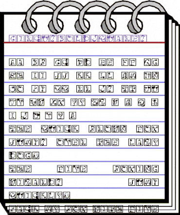 CircusBoldSquares Regular animated font preview CircusBoldSquares Regular animated font preview