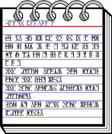Cirth Erebor-1 Regular animated font preview Cirth Erebor-1 Regular animated font preview