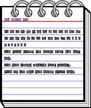 CK Black Out Regular animated font preview CK Black Out Regular animated font preview