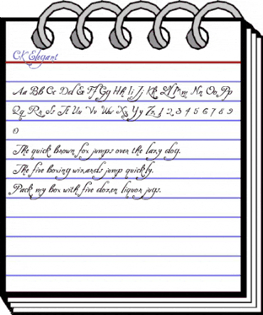 CK Elegant Regular animated font preview CK Elegant Regular animated font preview