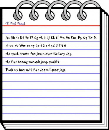 CK Fast Food Regular animated font preview CK Fast Food Regular animated font preview