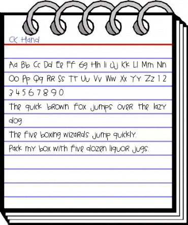 CK Hand Regular animated font preview CK Hand Regular animated font preview