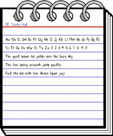CK Study Hall Regular animated font preview CK Study Hall Regular animated font preview