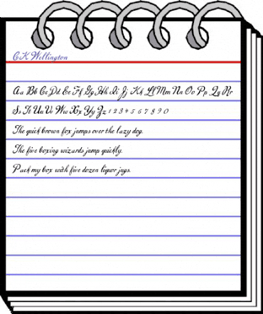 CK Wellington Regular animated font preview CK Wellington Regular animated font preview