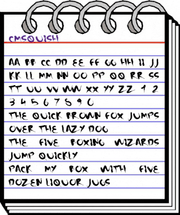 CMSquish Medium animated font preview CMSquish Medium animated font preview