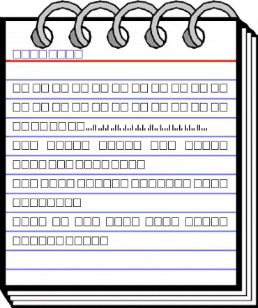 Code-USPS Regular animated font preview