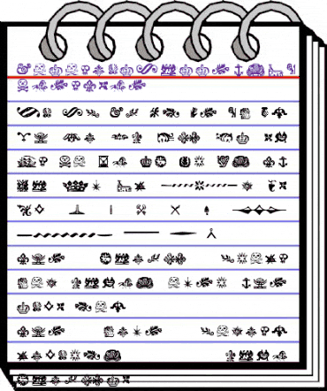 ColonialBulletsWF Regular animated font preview ColonialBulletsWF Regular animated font preview