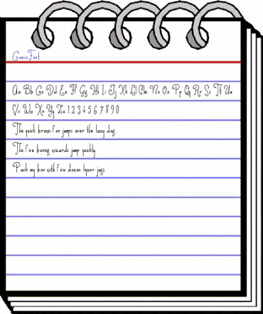 Comic Font Regular animated font preview