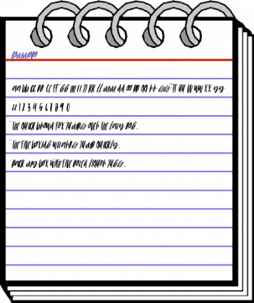 COMMODO Regular animated font preview