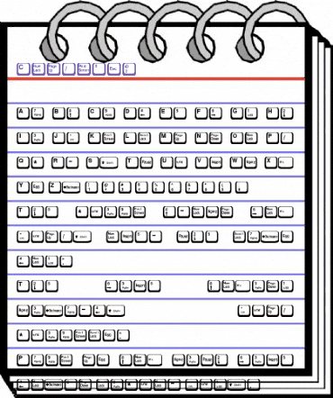 Compkey2 Regular animated font preview