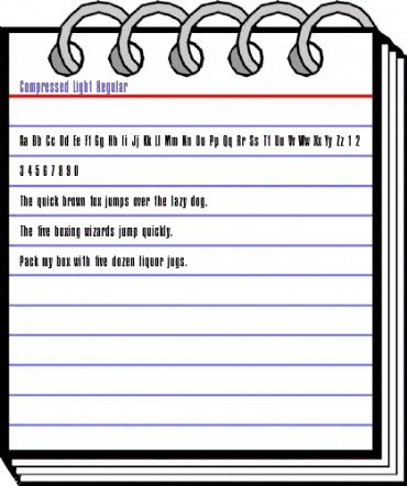 Compressed-Light Regular animated font preview Compressed-Light Regular animated font preview