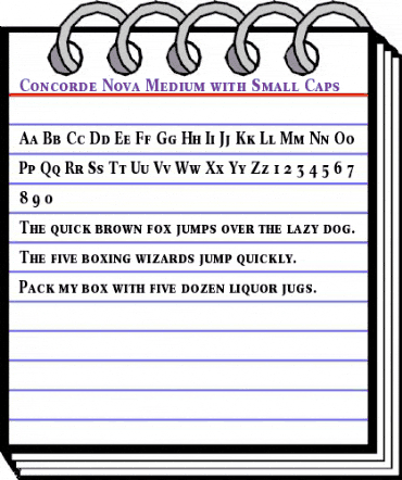 Concorde Nova Bold animated font preview