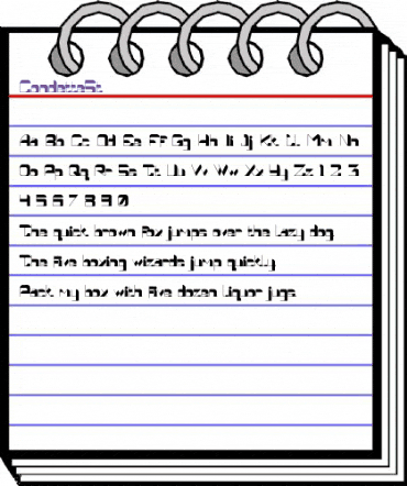 CondetteSt Regular animated font preview