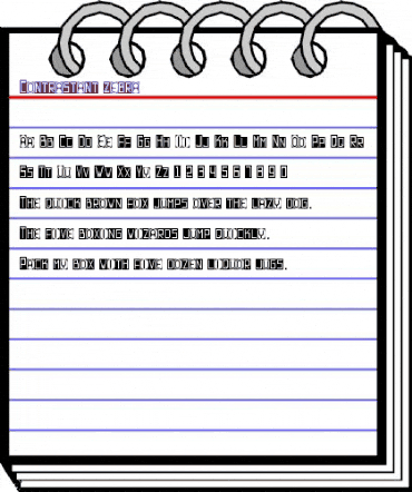 Contrastant Regular animated font preview