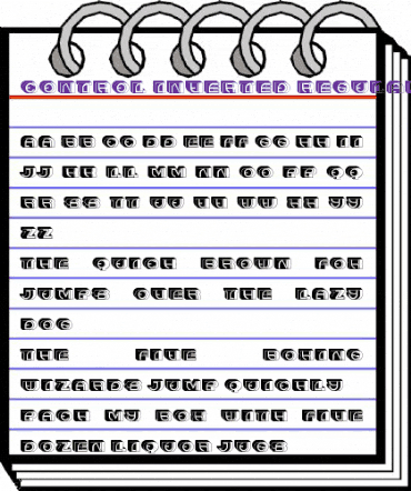 Control Inverted Regular animated font preview