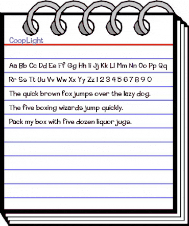 CoopLight Medium animated font preview CoopLight Medium animated font preview