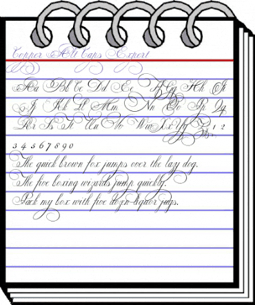 Copper Alt Caps Expert Regular animated font preview