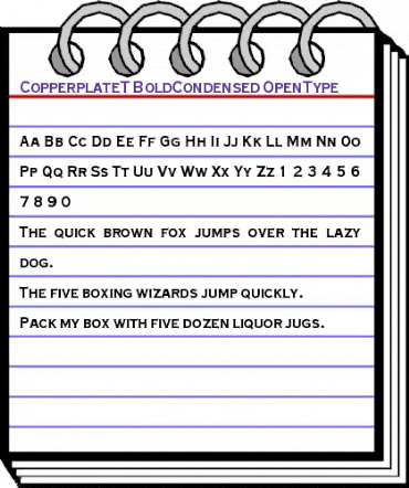 CoppeTBolCon Regular animated font preview