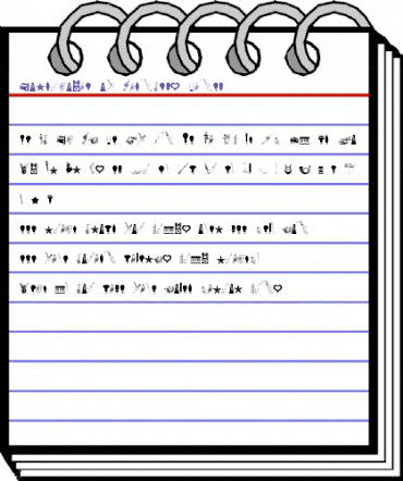 Cornucopia of Dingbats Eight Regular animated font preview