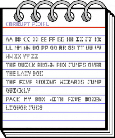Corrupt Pixel Regular animated font preview