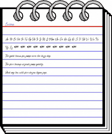 Costiera Regular animated font preview