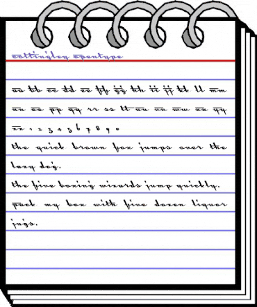 Cottingley Regular animated font preview Cottingley Regular animated font preview