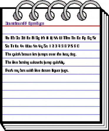 CountdownEF Regular animated font preview