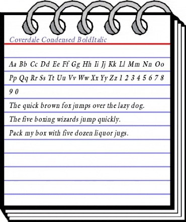 Coverdale-Condensed BoldItalic animated font preview Coverdale-Condensed BoldItalic animated font preview