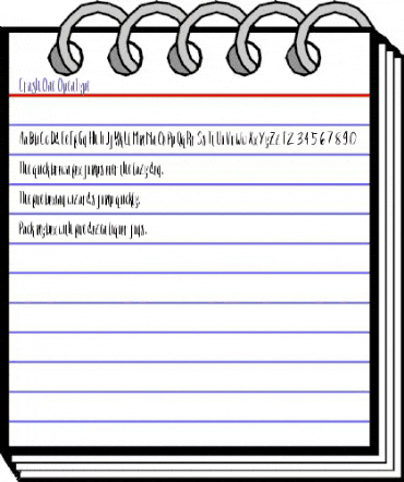 Crash One Regular animated font preview Crash One Regular animated font preview