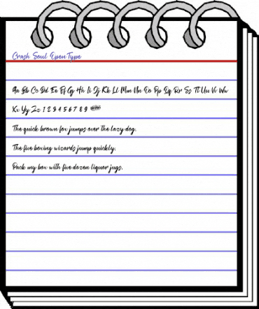 Crash Soul Regular animated font preview Crash Soul Regular animated font preview