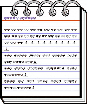 Crazy Hearts Regular animated font preview Crazy Hearts Regular animated font preview