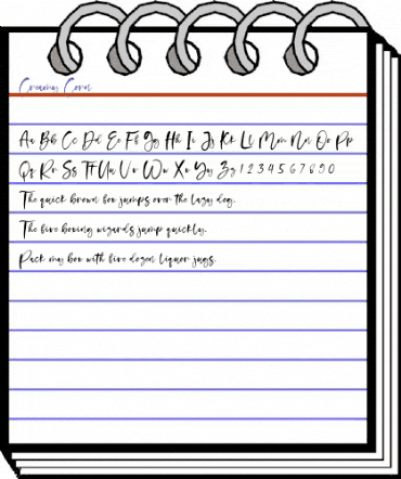Creamy Corn Regular animated font preview