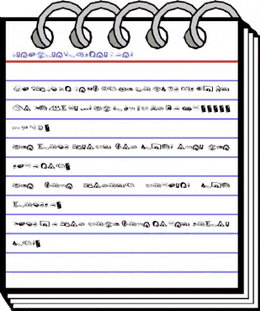 CreatureBuilderEyes Regular animated font preview CreatureBuilderEyes Regular animated font preview