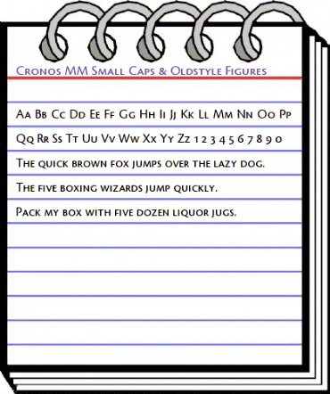 Cronos MM Regular animated font preview Cronos MM Regular animated font preview