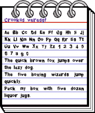 Crookiid veredgf animated font preview Crookiid veredgf animated font preview