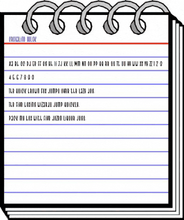 Crosaline Hulok Regular animated font preview