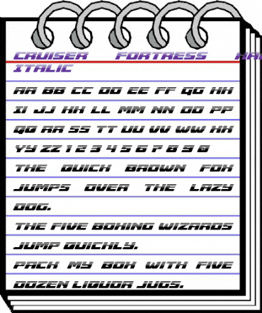 Cruiser Fortress Halftone Italic Italic animated font preview Cruiser Fortress Halftone Italic Italic animated font preview