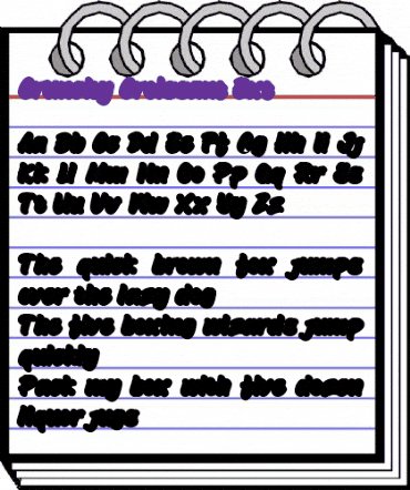 Crunchy Croissant Ext Regular animated font preview Crunchy Croissant Ext Regular animated font preview