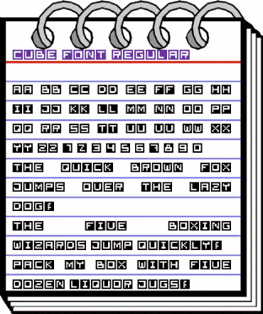 Cube Font Regular animated font preview Cube Font Regular animated font preview