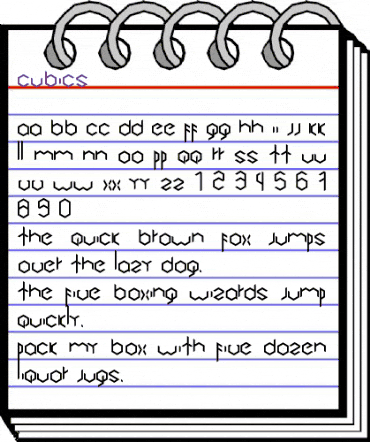 Cubic Regular animated font preview Cubic Regular animated font preview