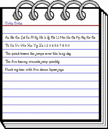 Cuby-Cuby Regular animated font preview Cuby-Cuby Regular animated font preview