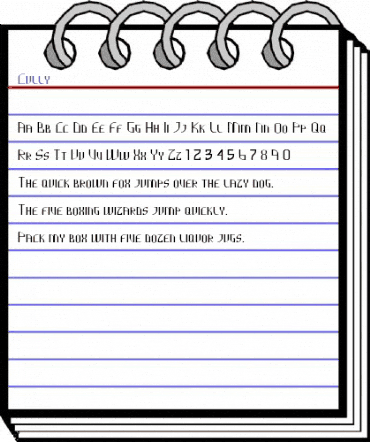 Cully Regular animated font preview